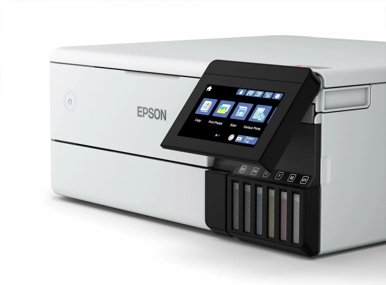 Barvni večfunkcijski tiskalnik Epson L8160, bel