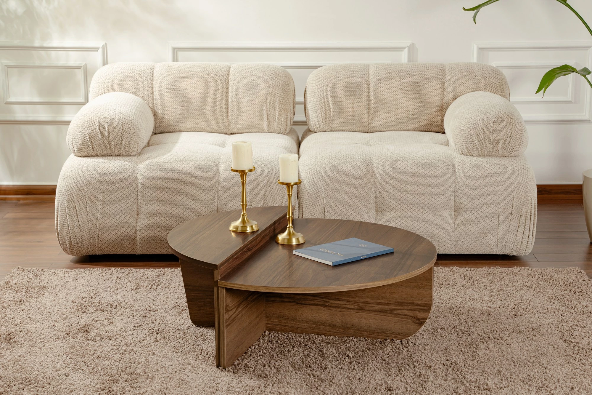 Set miz za kavo Orion Nordure, rjava