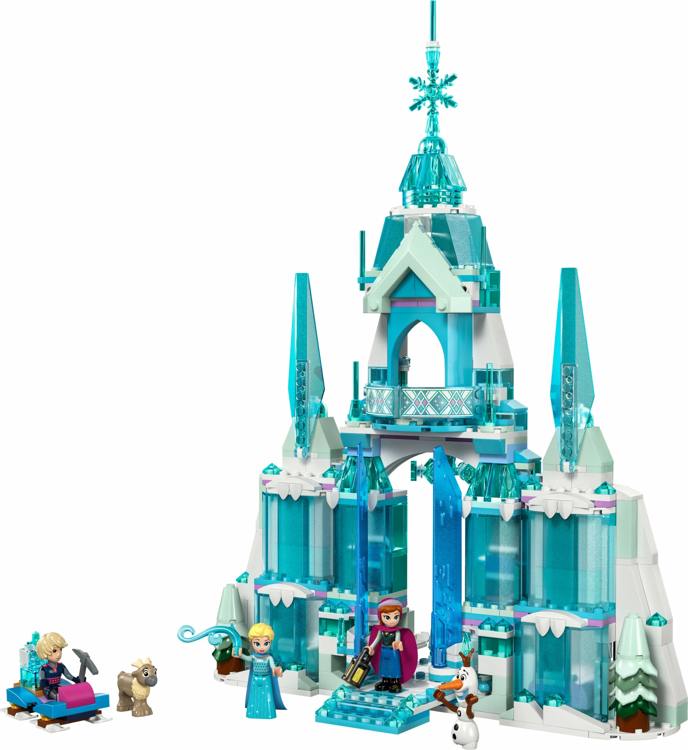 Gradbeni komplet, Elsin zimski grad (Frozen) Disney Princess 43244, večbarven