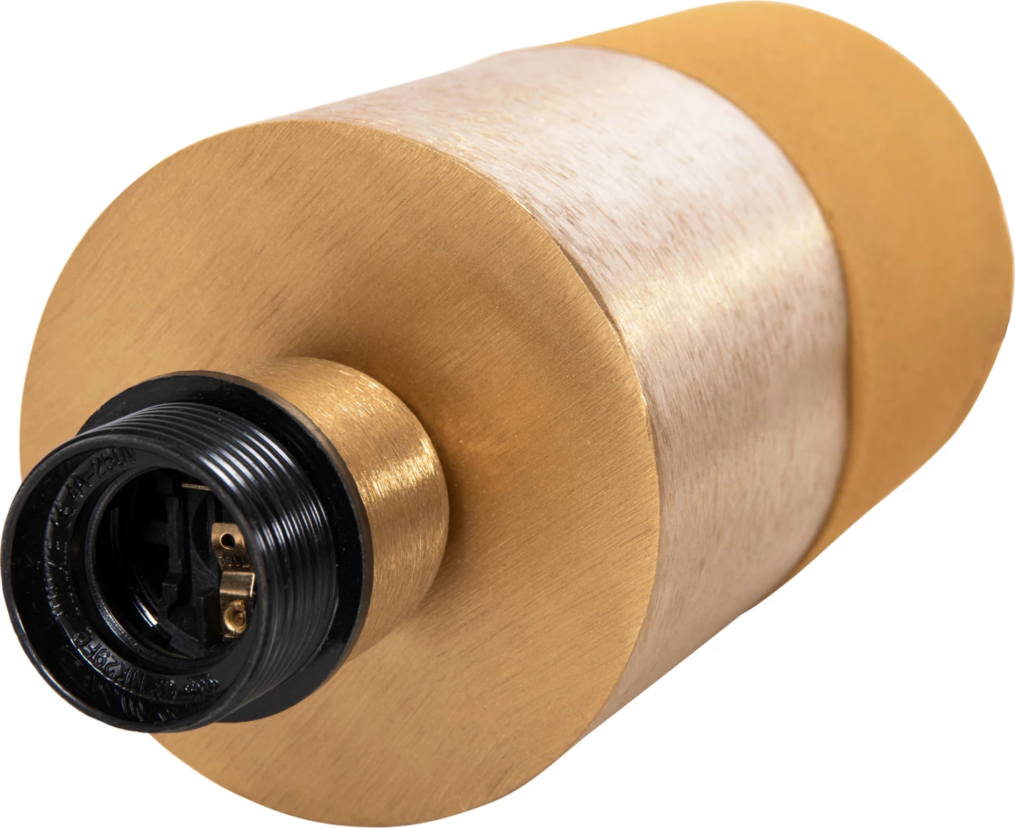 Namizna svetilka PUNE FH4254.10 kovinska v gorčično-zlati barvi Φ20,5x32,5Hcm