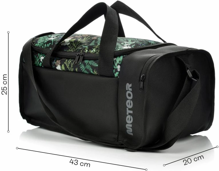 Fitnes torba Etnies, črna in zelena