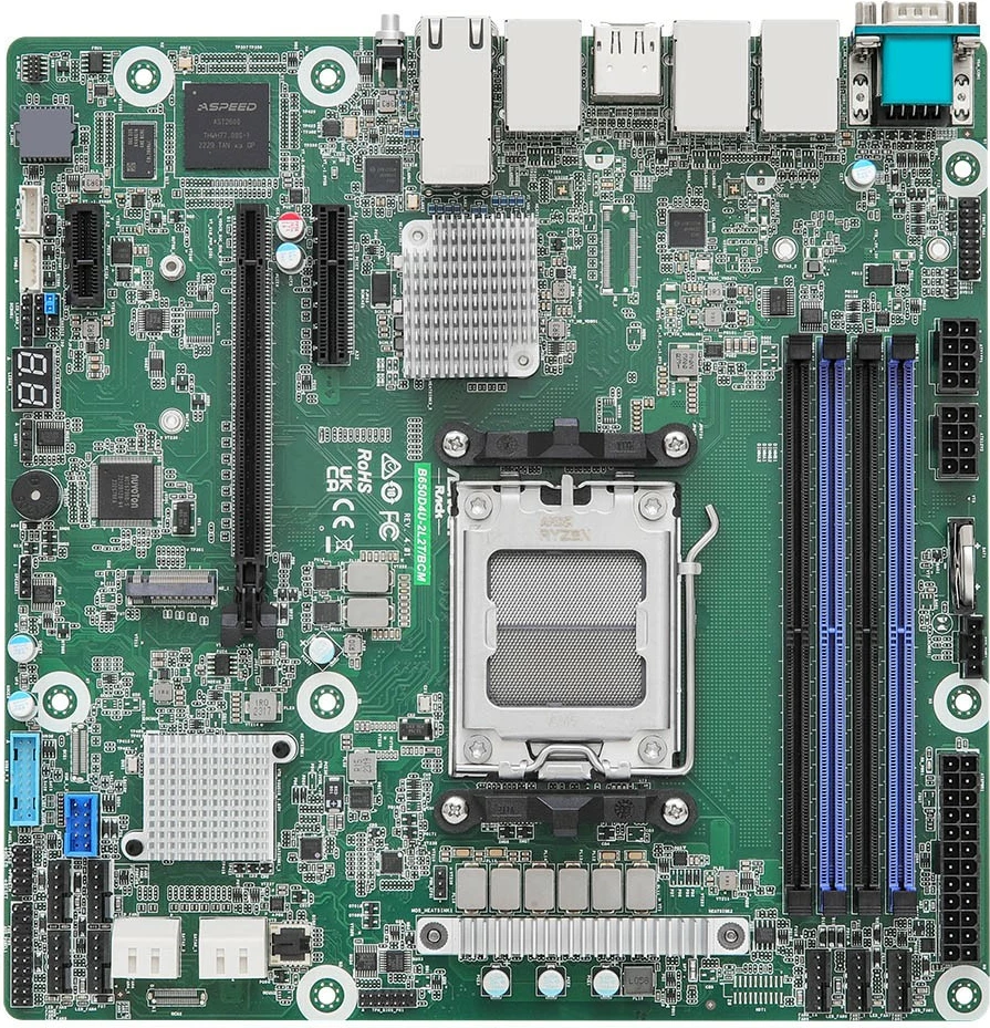 Plošča ame ASRock B650D4U-2L2T/BCM, Socket AM5, za strežnike
