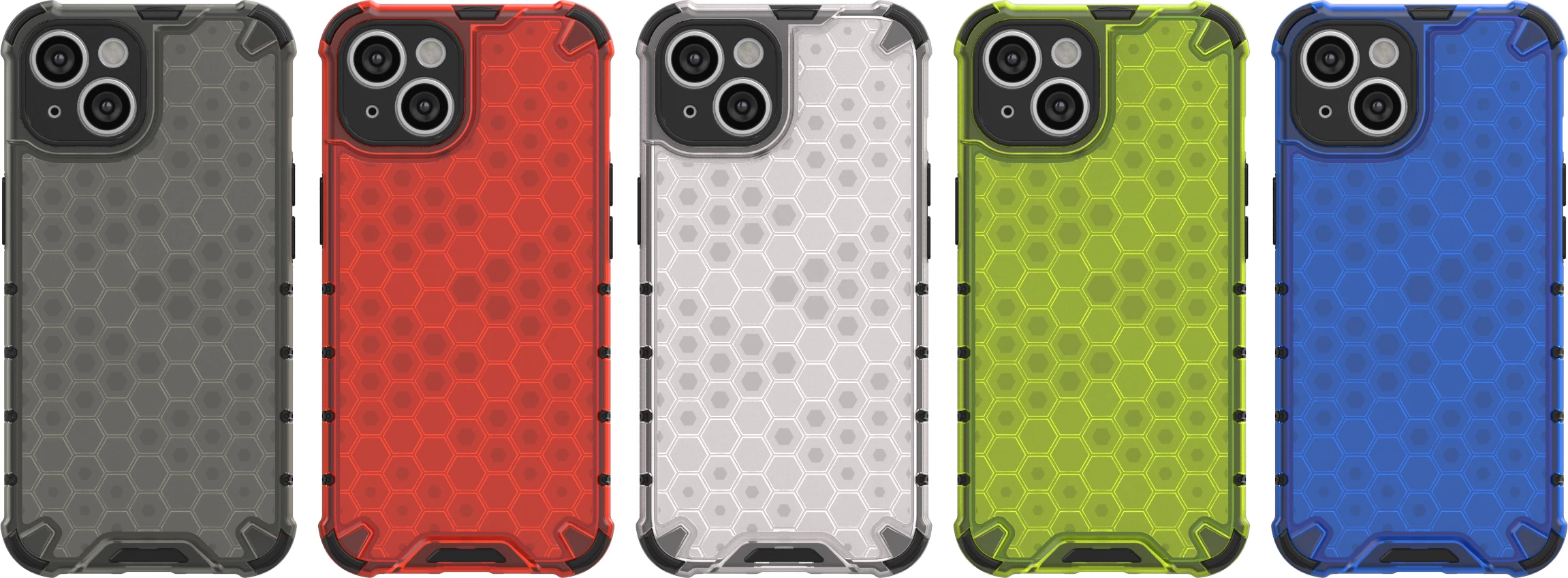 Zaščitni ovitek Honeycomb Hurtel za iPhone 14 Plus, moder