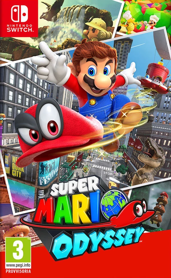 Aventura 3D Super Mario Odyssey za Nintendo Switch