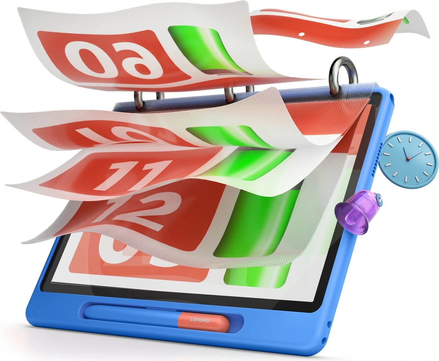 Tablični računalnik 64GB z ovitkom in pisalom Lenovo Tab 2025, črn