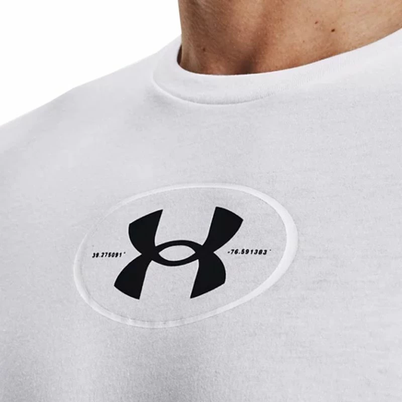 Majica za moške, bela Under Armour 1371264 100
