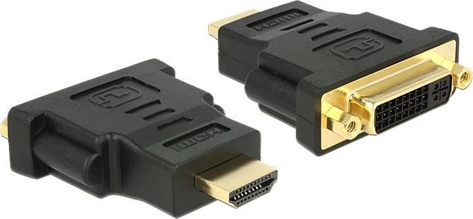 Adapter HDMI na DVI DeLOCK 65467, 24+5 pin, črn