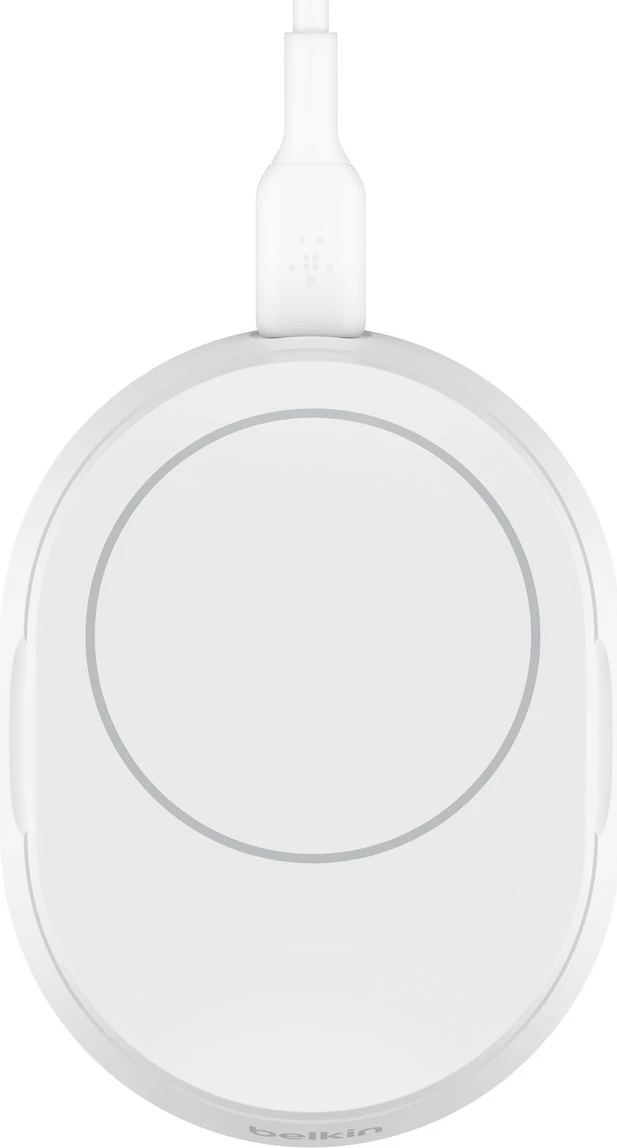 Brezžični polnilec 15W, 1,5 m, bel — Belkin BoostCharge Pro