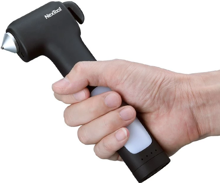 Reševalno orodje 4-v-1, 2600 mAh, LED NexTool NE0140, črno