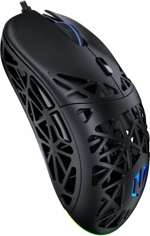 RGB igralni miš Endorfy LIV, 12000 DPI, črna