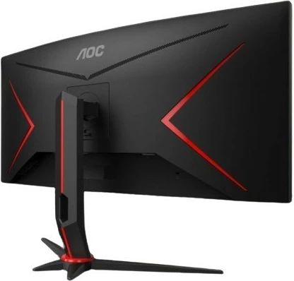 Ukrivljen 34‑palčni monitor, VA, 180 Hz, WQHD, črn, AOC CU34G2XP/BK