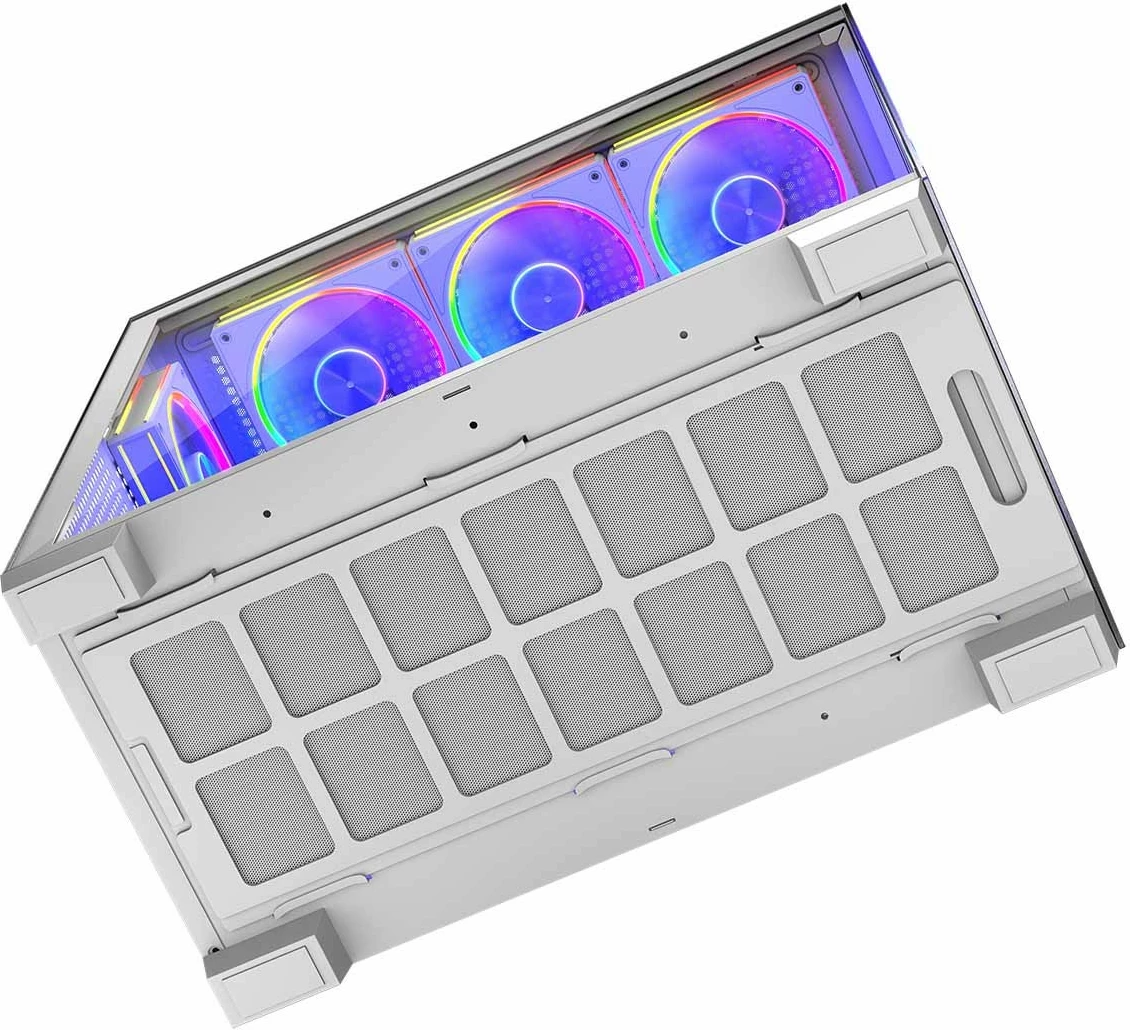 Računalniško ohišje, midi ohišje MODECOM Volcano Stellar 8F ARGB 20, belo