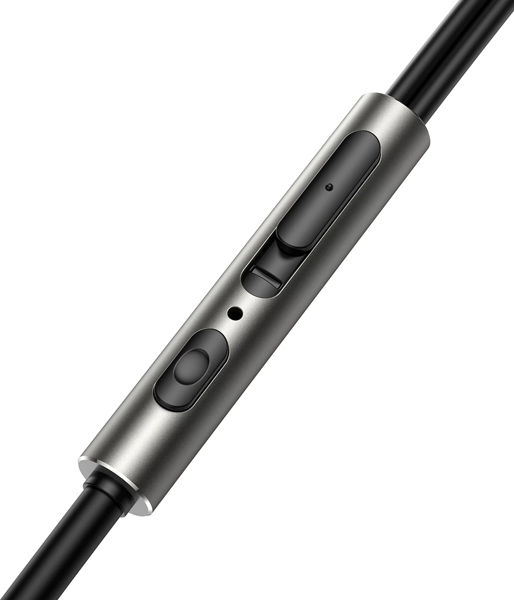 In-ear slušalke Joyroom JR-EW03, 1,2 m, mikrofon, temno siva