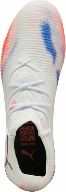 Nogometni čevlji Puma Future 8 Match FG/AG M 108593 01, moški, beli-oranžni