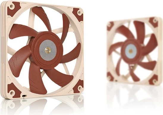Ventilator 12 cm, bež in rjav Noctua NF-A12x15 FLX