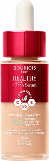 Kombinacija serum-fondacije Bourjois Healthy Mix 53W Light Beige 30ml