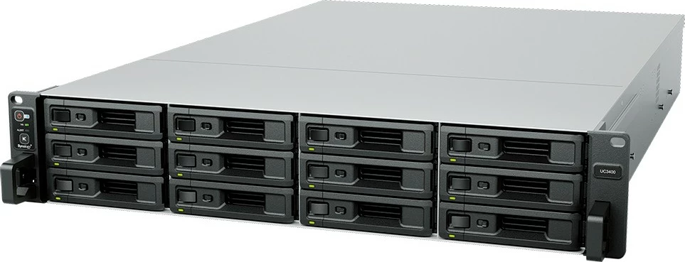Sistemski NAS za podjetja Synology UC3400, Intel Xeon D-1541, 8 GB, Rack 2U