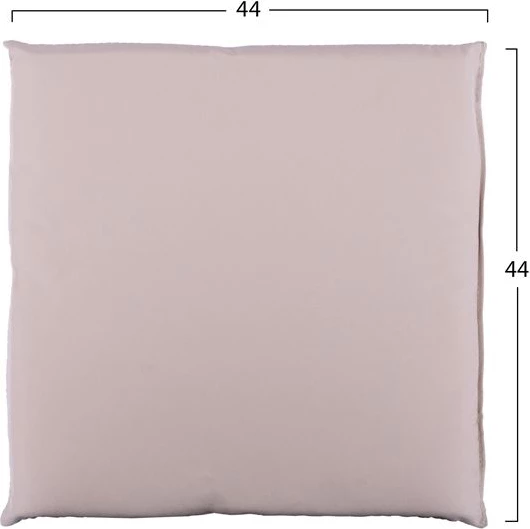 Blazina iz tkanine bež 44x44x5.5