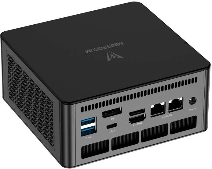 Mini-PC računalniško ohišje Minis Forum UM890 Pro, Ryzen 9 8945HS, barebone, črn