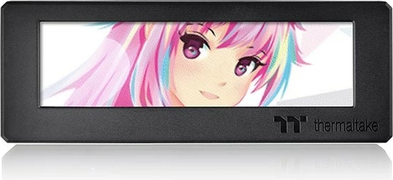 LCD zaslon 3,9 in Thermaltake, dodatek za ohišje, črn