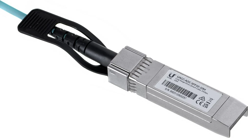 Optični kabel Ubiquiti UACC-AOC-SFP10-5M, SFP+, 5 m, akvamarin