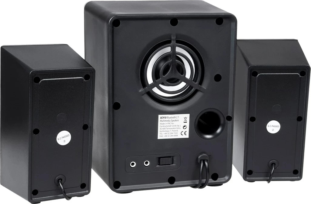 Set zvočnikov Audiocore AC910, 10 W, PC / prenosnik, Bluetooth, črn
