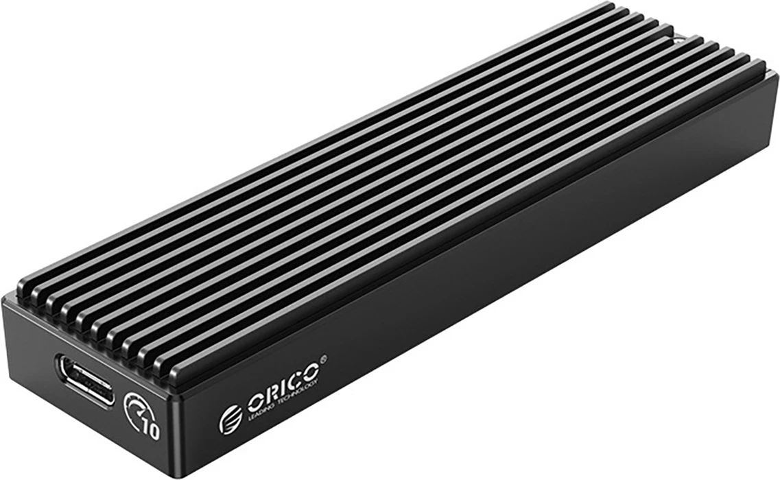 Zunanji razširljiv pogon za M.2 NVMe SSD Orico M2PV-C3, USB-C 10Gb/s, črn