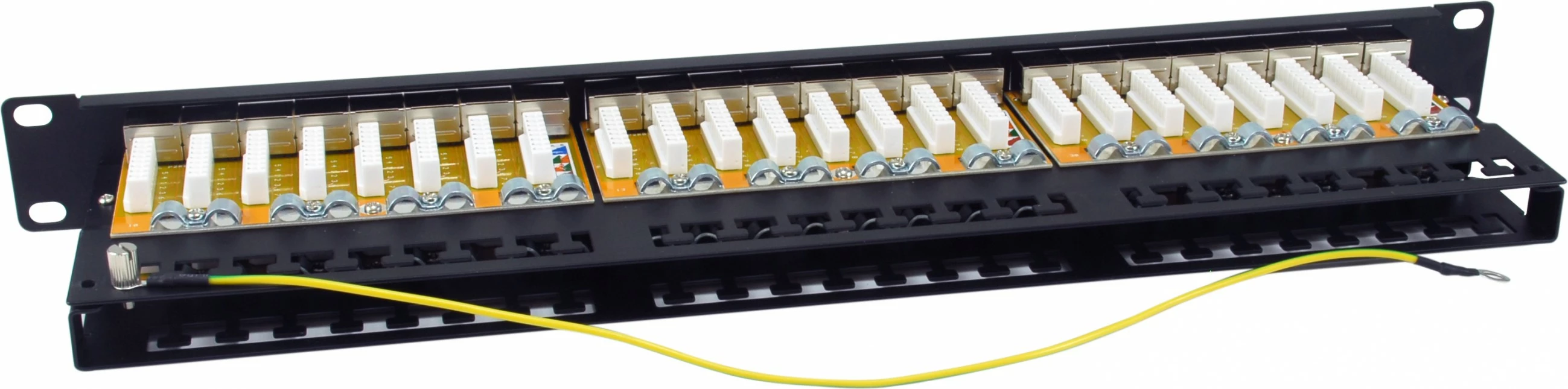 Mrežni pripomoček EQUIP 326626, 48 vrat, Cat6a, 10GBase-T, 1U, črn