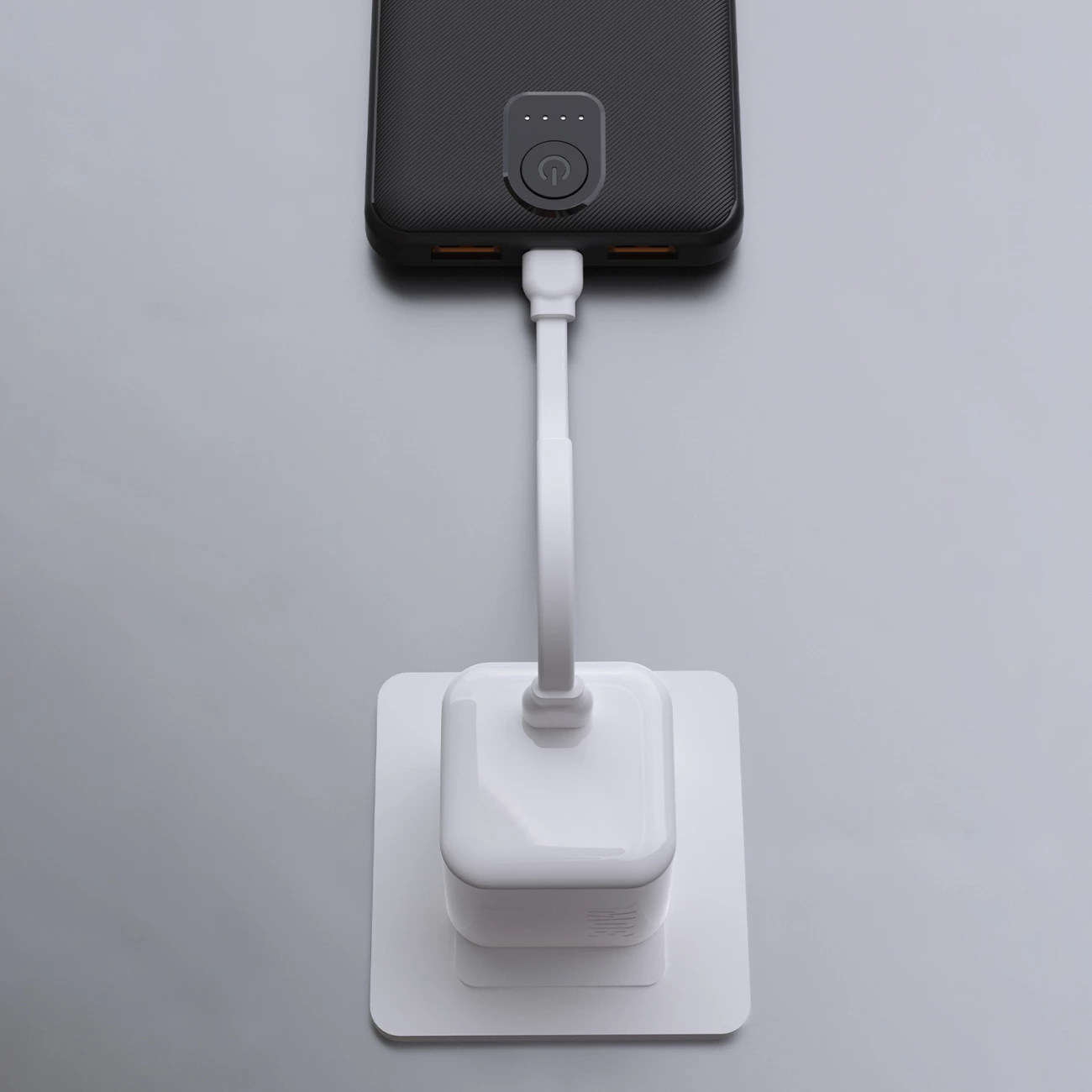 Powerbank, 10000 mAh, 2x USB, 10 W, USB-C, črn, Wozinsky Wpower WPBBK-2