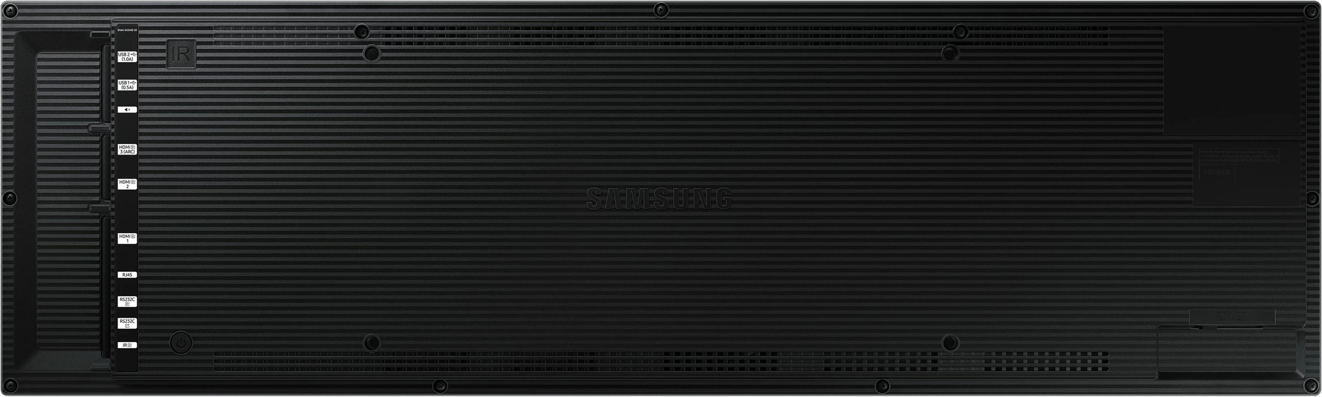 Dolgi zaslon Samsung Smart Signage SH37C, 37 palcev, 8GB, Wi‑Fi, črn