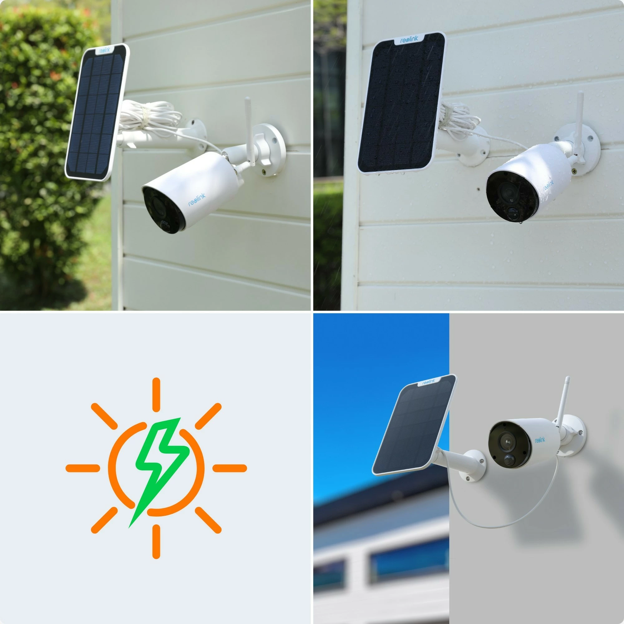 Varnostna kamera Reolink Argus Series B320, 3MP, brezžična, IP65, bela