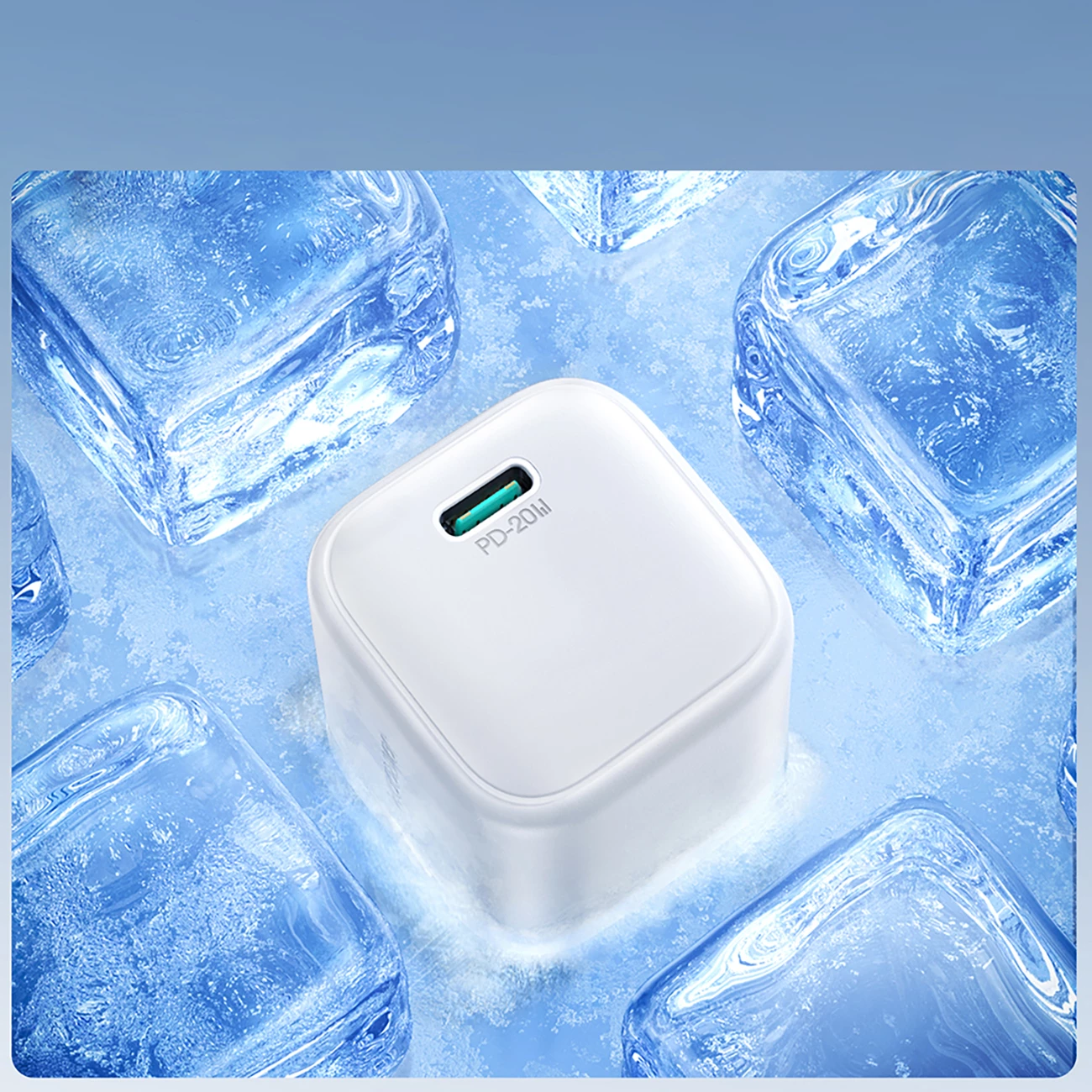 GaN karikator, Joyroom JR-TCG08, 20 W, USB-C, bel