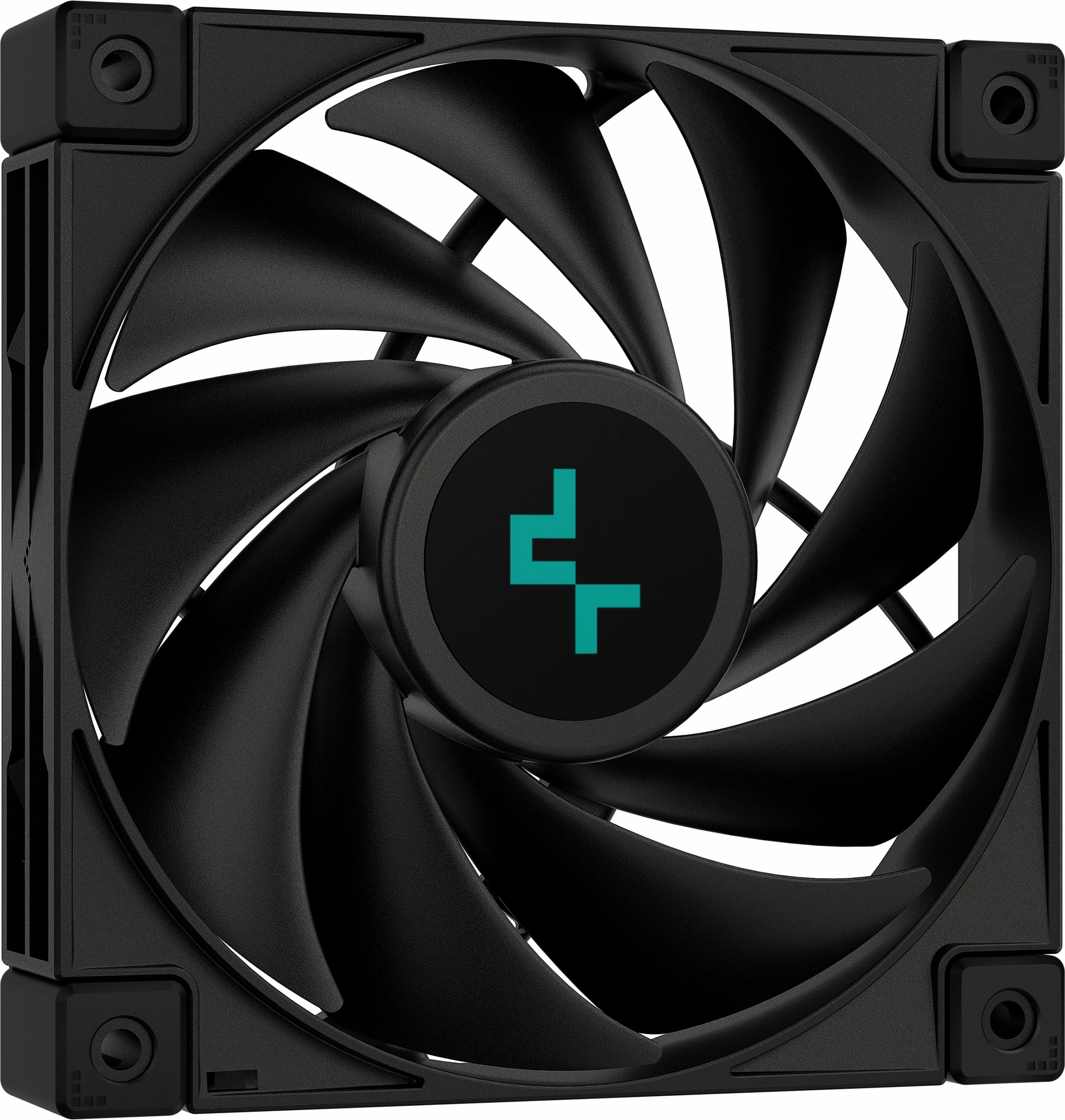 Zračni hladilnik za CPU DeepCool AK400 ZERO DARK PLUS, 12 cm, 500–1650 RPM, črn