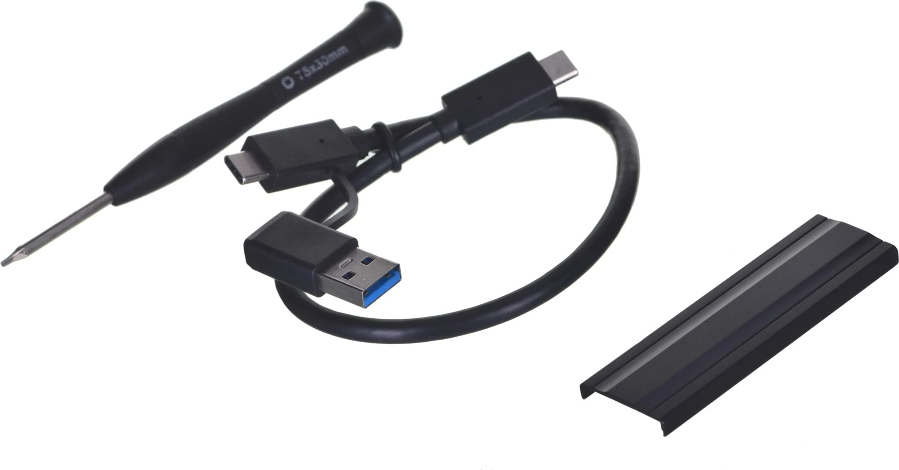 Ohišje za M.2 SSD Patriot Memory VXD, srebrno