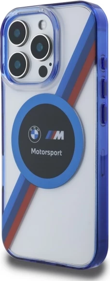 Prozoren ovitek BMW Motorsport IML Circle MagSafe za iPhone 16 Pro Max 6,9"