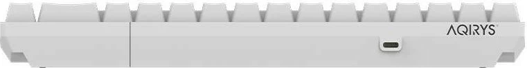 Mehanska tipkovnica RGB brezžična in z žico Aqirys Mira, bela