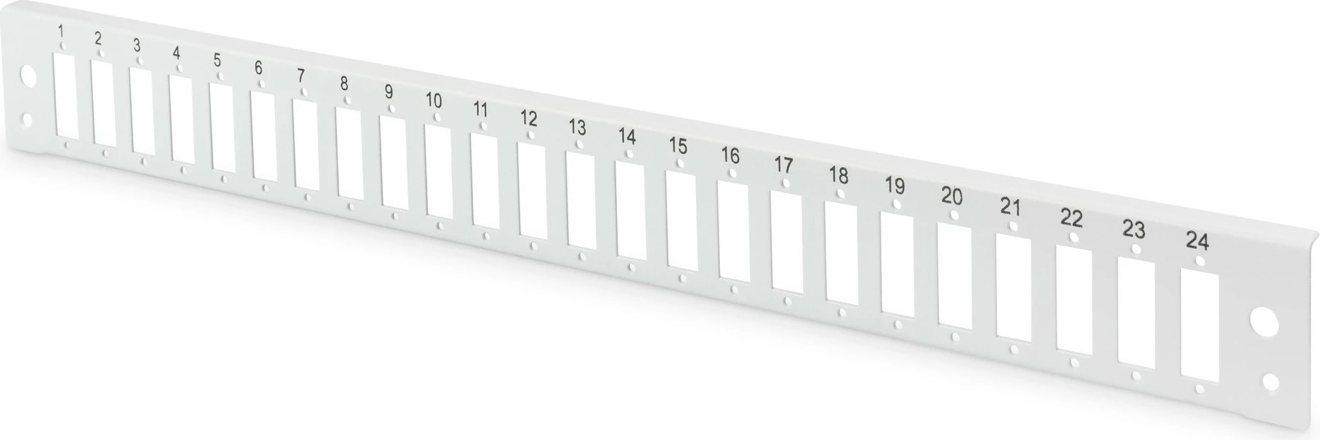 Sprednja panela za optiko 1U z 24x SC DX priključki, Digitus LWL Spleißbox, siva