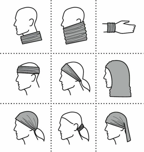 Šal za moške in ženske Malfini, vijoličen