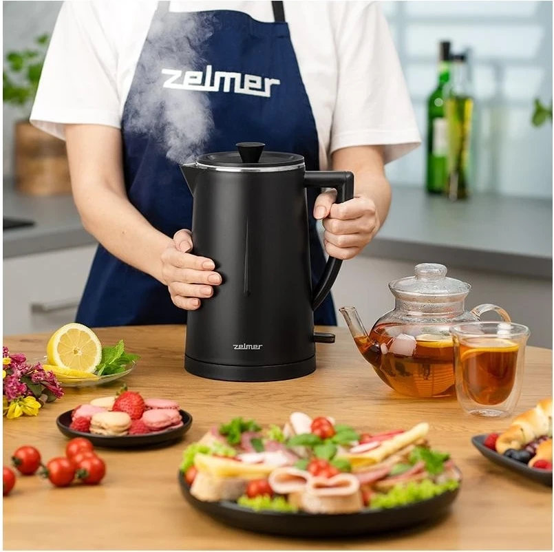 Električni čajnik Zelmer ZCK8020B, črn