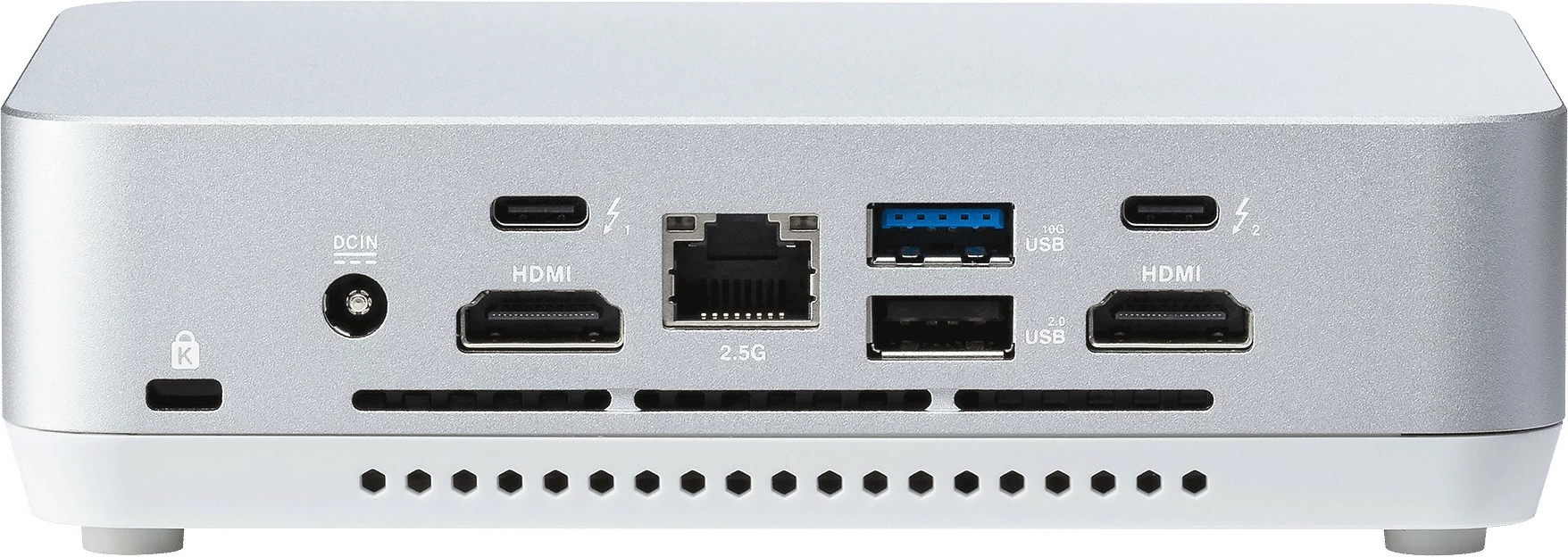 Kompakten mini PC ASUS NUC 14 Pro+ RNUC14RVSU500002I, DDR5-SDRAM, PCI Express, Wi‑Fi 6E, 120 W