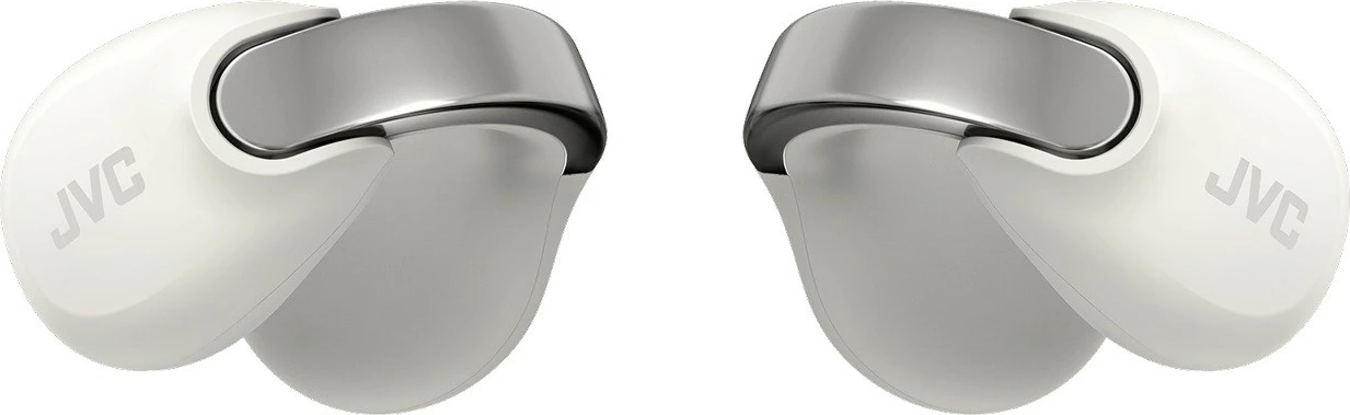 Brezžične slušalke JVC HA-NP1T (HA-NP1TWU), Bluetooth 5.3, mikrofon, 8 h + 24 h s polnilno škatlico, USB-C, bele