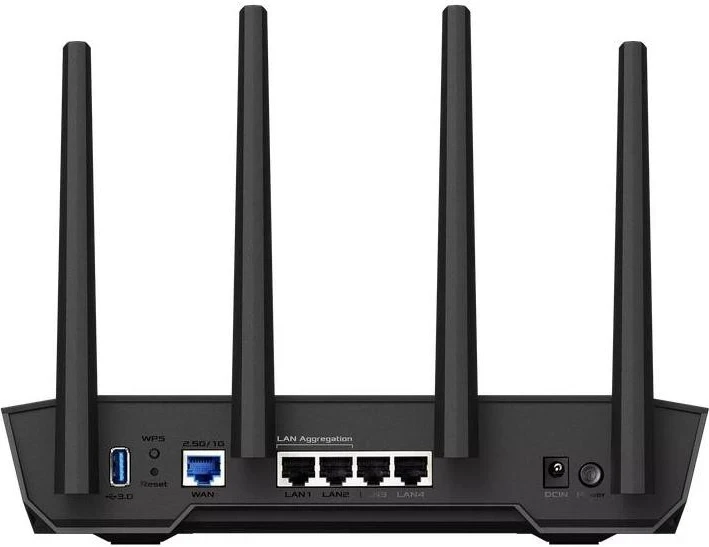 Brezžični usmerjevalnik TUF-AX4200 ASUS, črn