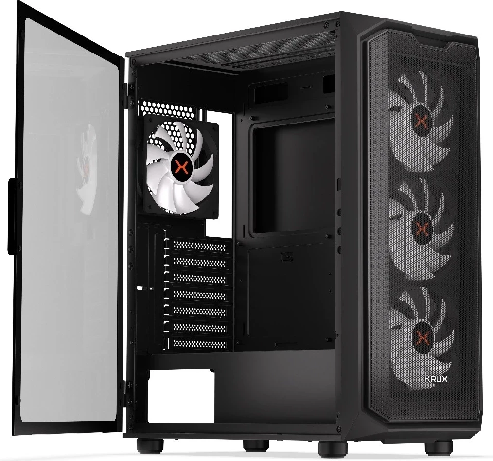 Midi Tower kaseta Orona KRUX, črna