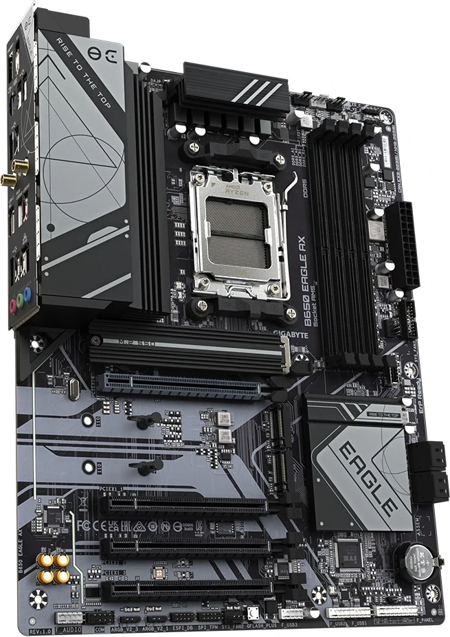 Matična plošča Gigabyte B650 EAGLE AX, podpira procesorje AMD Ryzen 7000