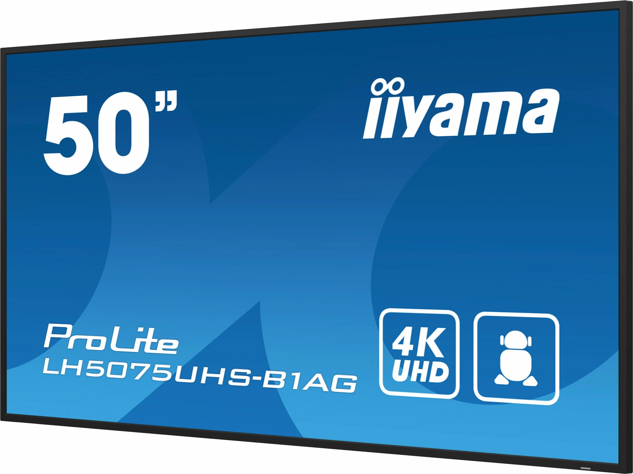 Digitalni zaslon iiyama LH5075UHS-B1AG, 49,5", 4K UHD, Wi‑Fi