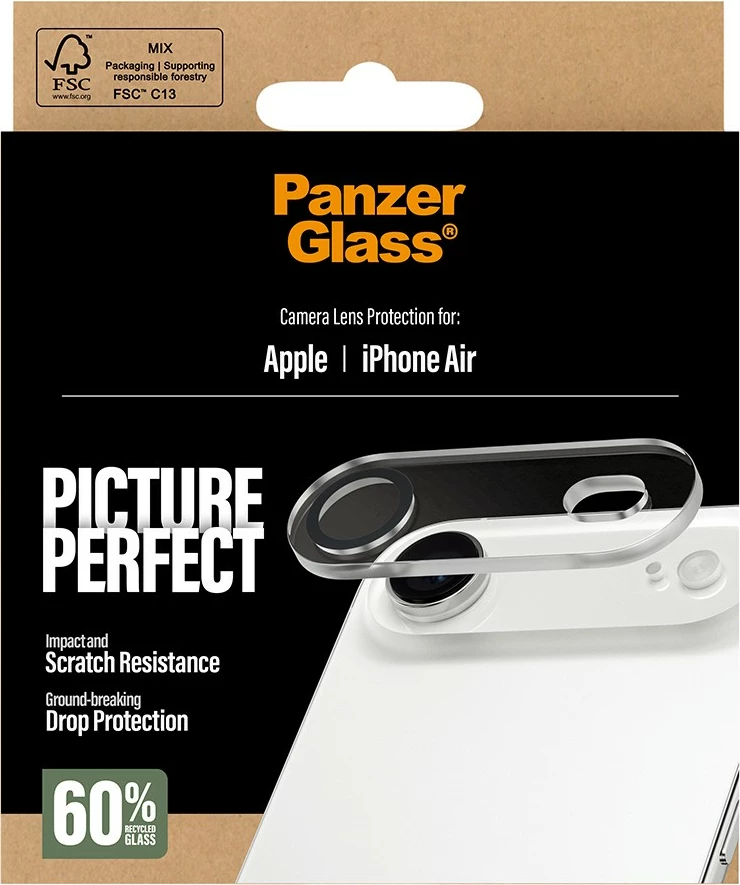 Zaščita leč kamere za iPhone Air, PanzerGlass PicturePerfect