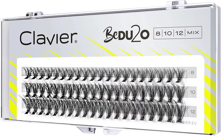 Skupki trepalnic Double Volume, Clavier BeDU2O, mix 8-10-12 mm, 60 kos