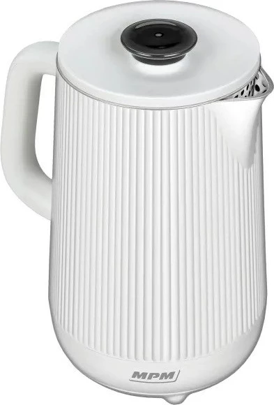 Električni ibrik, 1,5 L, 1800 W, bel — MPM MCZ-115