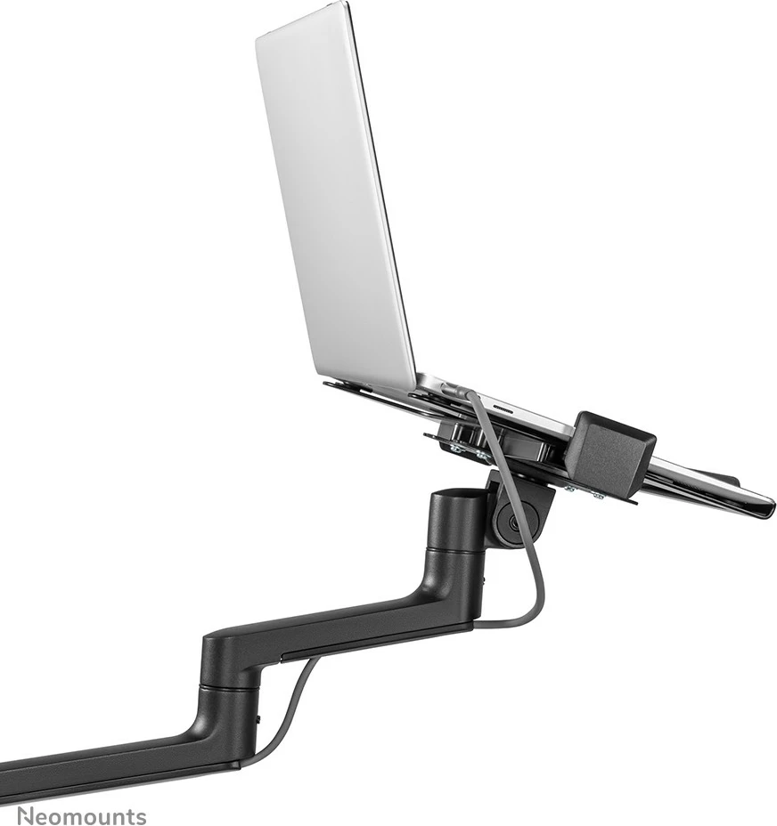 Nagibno ročno držalo za mizo za monitor in prenosnik, Neomounts DS20-425BL2, 27", črno