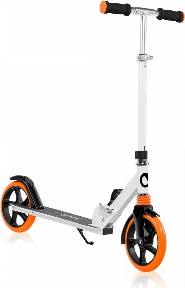Trotinet za otroke in odrasle Lionelo Luca 51334, bel/oranžen